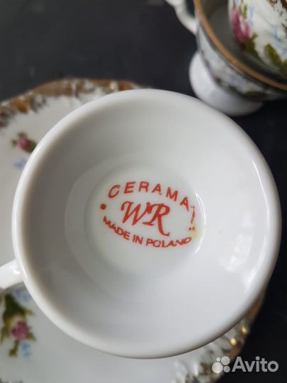 Кофейный сервиз «Ивона» (Шиповник)