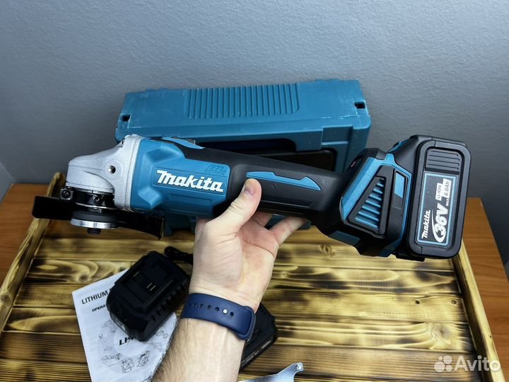 Аккумуляторная ушм болгарка makita