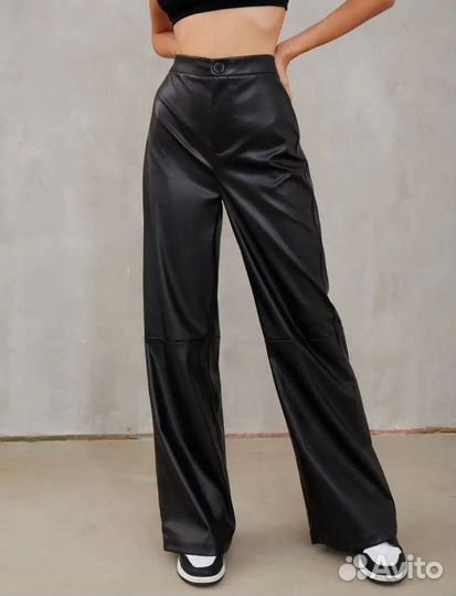 Брюки кожаные feelz
