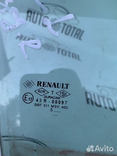 Стекло двери заднее правое Renault Megane 2 2006