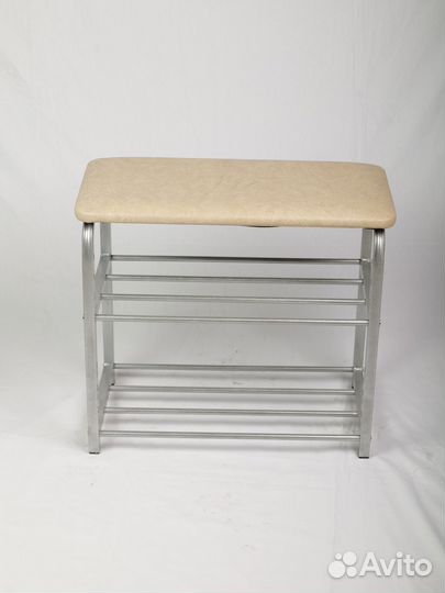 Обувница банкетка бежевая