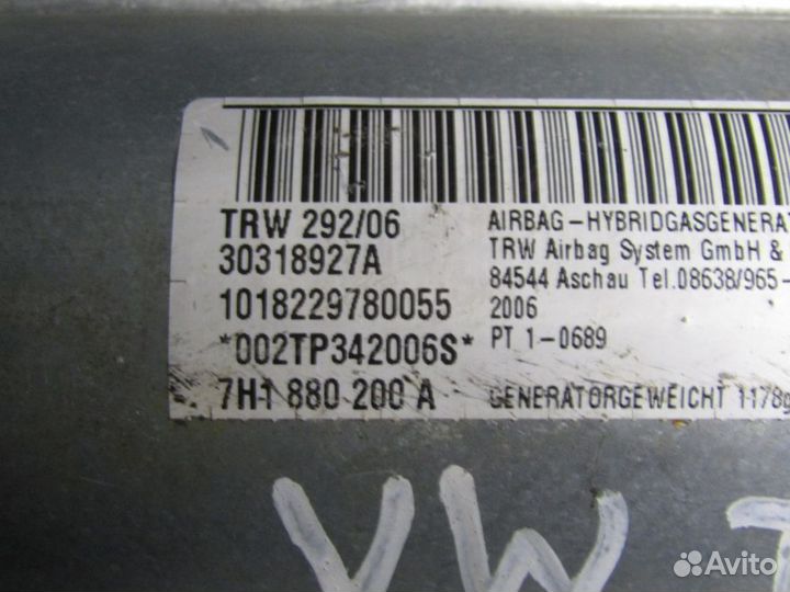 Подушка безопасности пассажирская (в торпедо) Tran