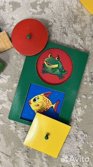 Кубики деревянные