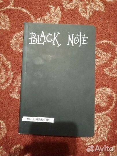 Блокнот с чёрными листами скетчбук для рисования