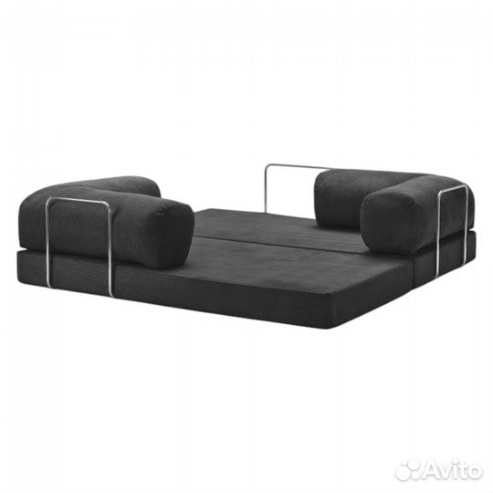 Диван бескаркасный Teddy графитовый