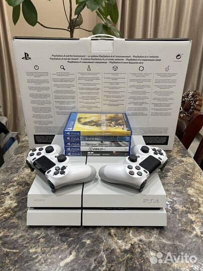 Sony PS4 белая / 457+ игр и гарантия