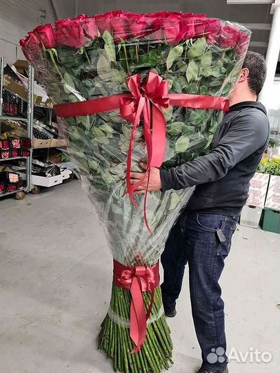 Высокие розы Доставка цветов