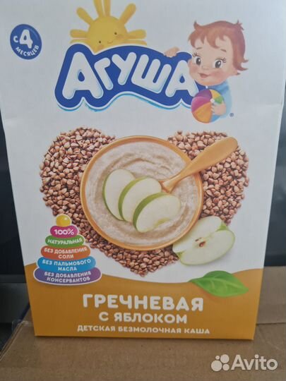 Каша безмолочная агуша