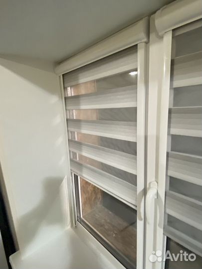 Рулонные шторы зебра в коробе O1024