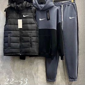 Спортивный костюм nike мужской тройка на флисе