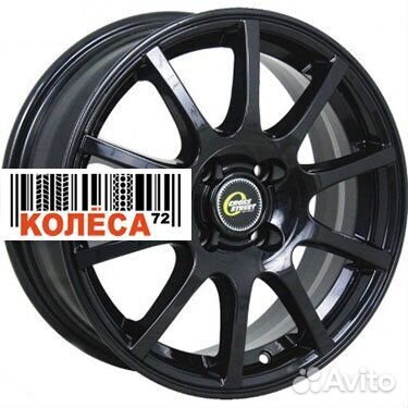 CrossStreet CR-16 6x15 4x100 ET40 Dia60.1 Black
