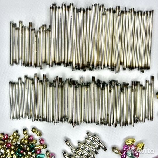 Гирлянда елочная СССР стекло бусы стеклярус