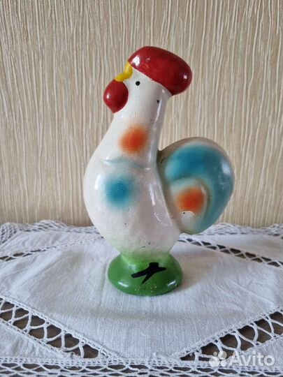 Петушок СССР папье-маше