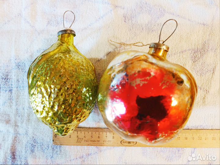 Елочные игрушки ретро СССР