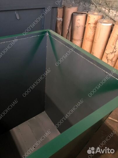 Бак мусорный металлический Арт 7239