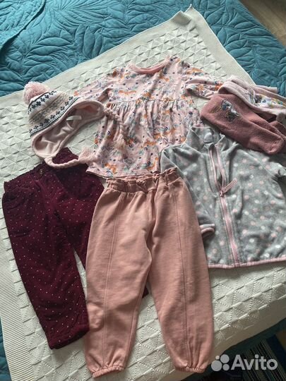 Одежда на девочку пакетом 86-92 на 1-2 года