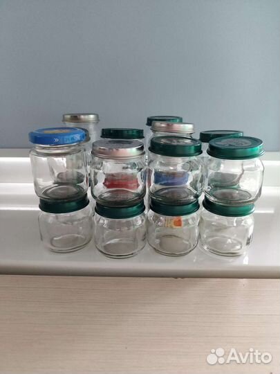 Стеклянные баночки