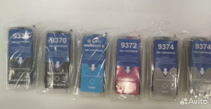 Картридж hp 72 неоригинал список 6шт