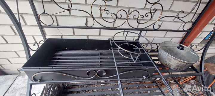 Кованые мангалы с крышей