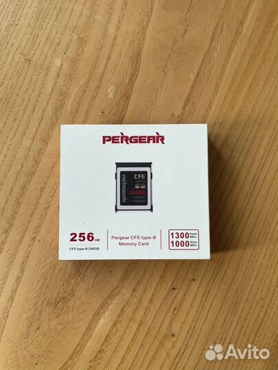 Pergear CFexpress Type-B 256GB 2шт + картридер