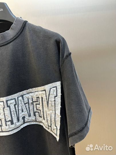 Футболка Balenciaga Metalhead премиум 1 1 оверсайз