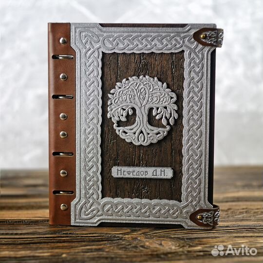 Блокнот из дерева ручной работы