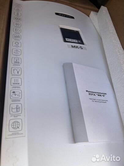 Электрокотел zota mks 12 квт, новый