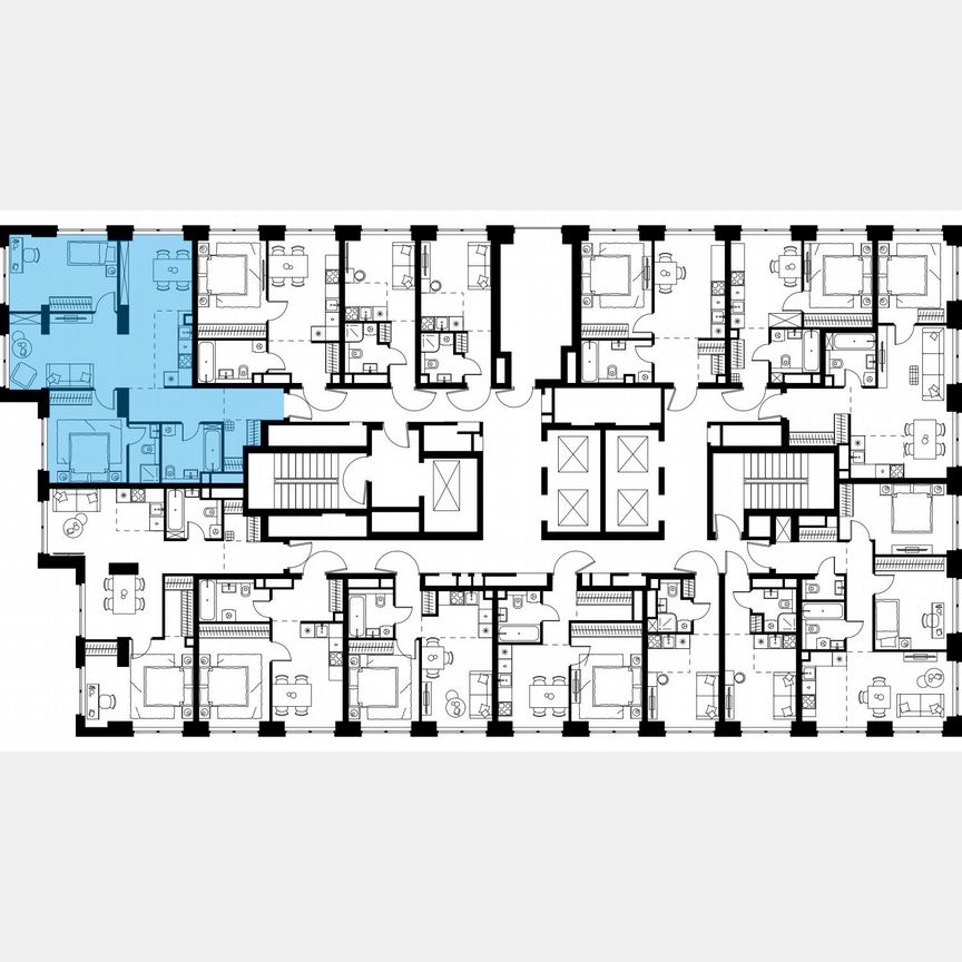 3-к. квартира, 80,5 м², 14/48 эт.