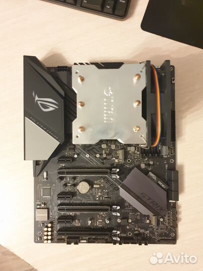 ROG srtix Z390F gaming + i3 9100F + 8GB + Башня