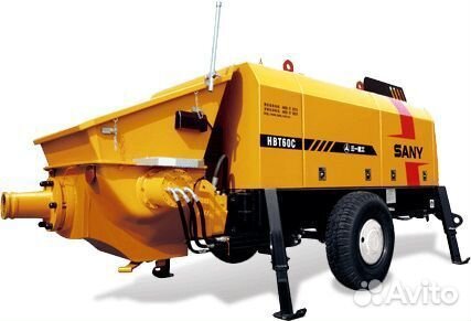 Бетононасос HBT6016C-5S стационарный (буксирный)