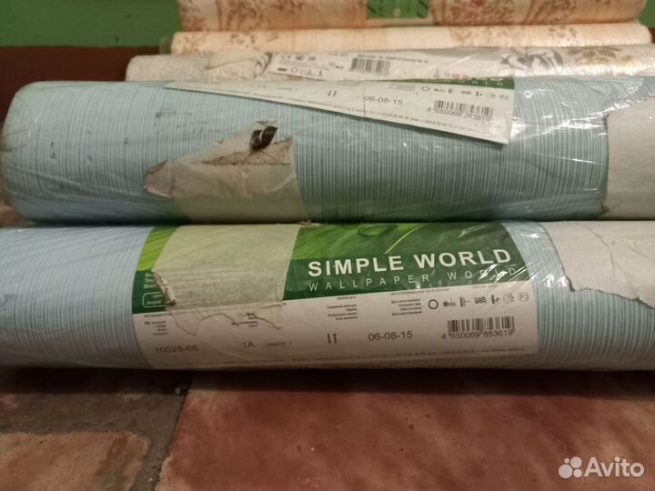 Обои в рулонах 9+3+3