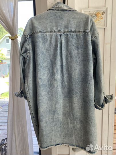 Джинсовая куртка XL