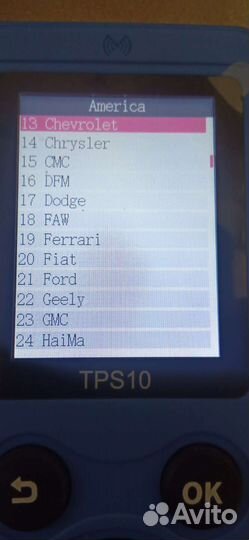 Программатор датчиков давления в шинах tps10