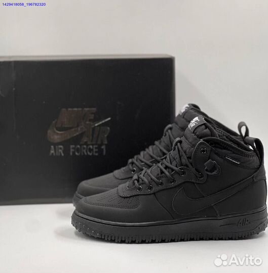 Кроссовки Nike Air Force 1 Duckboot (с мехом) (Арт.49467)