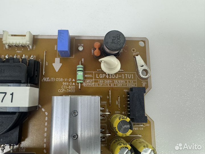 PSU LG 43 EAX67209001 (1.6) LGP43DJ-17U1