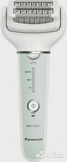 Эпилятор Panasonic ES-EY70-G520 скор.:3 насад.:6 от аккум. белый/зеленый