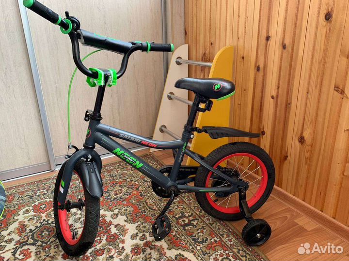 Велосипед детский двухколесный safari proff neon