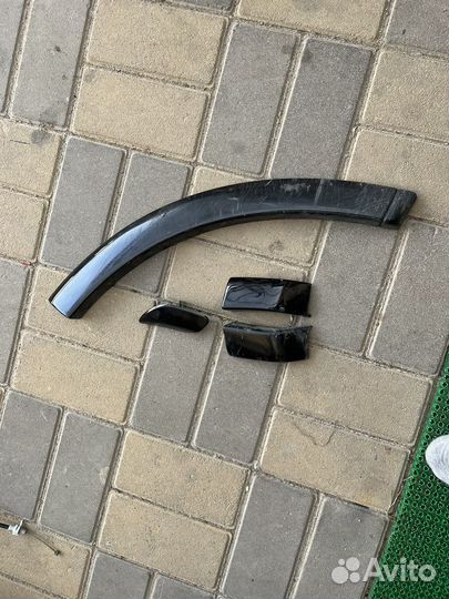 Расширители арок porsche cayenne 957 (по кускам)