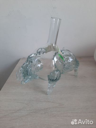 Бутылка из под коньяка Бык фигурная