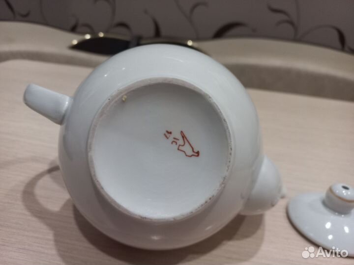 Чайник заварочный СССР и бокал