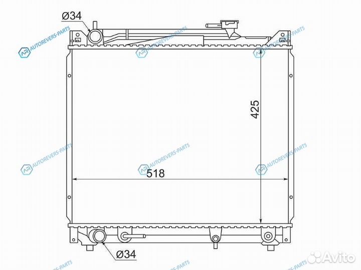 SG-SK0001-V6 Радиатор suzuki escudogrand vitara J2