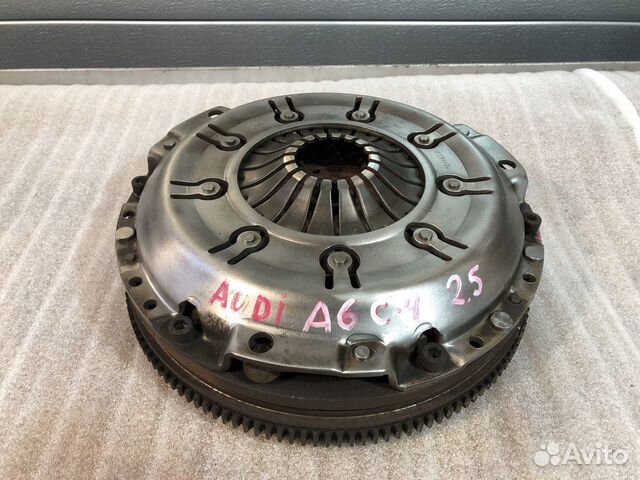 Маховик сцепления корзина на Audi A6 C4 2.5 TDI