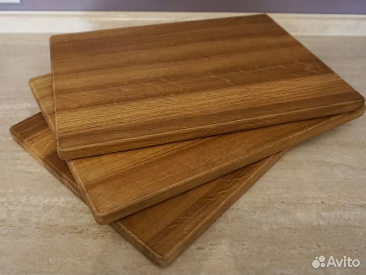 Кухонная доска из дуба разделочная новая