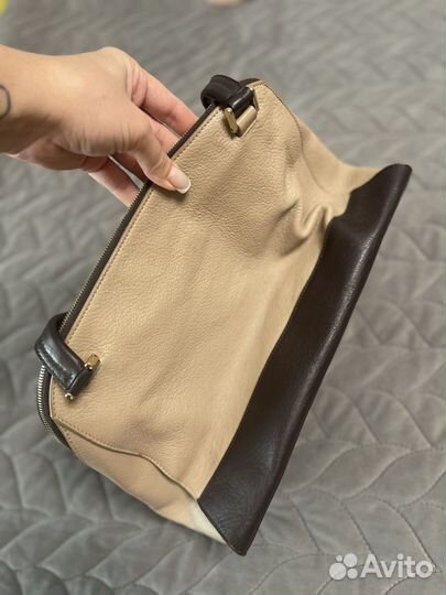 Сумка натуральная кожа коричневая