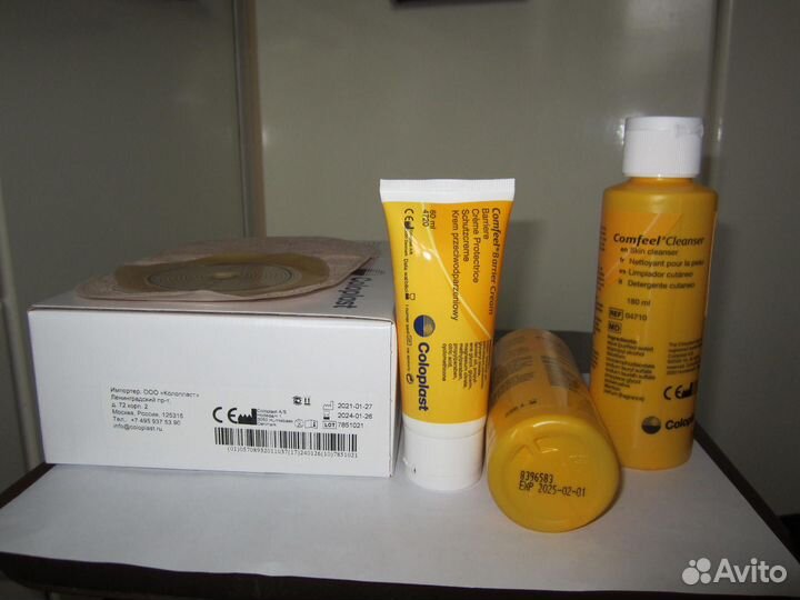 Очиститель для кожи Колопласт, крем