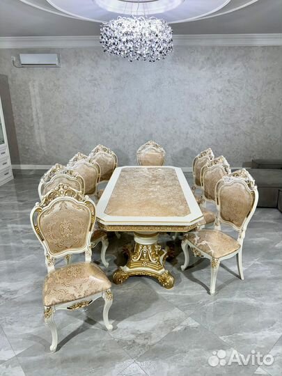 Стол и стулья Голд