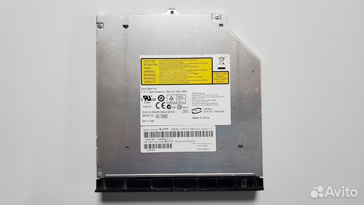 DVD привод с панелью ноутбука Asus N61