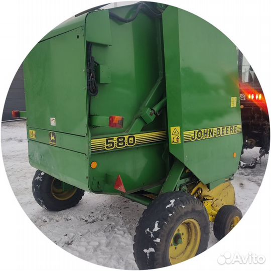 Пресс-подборщик John Deere 580, 1996