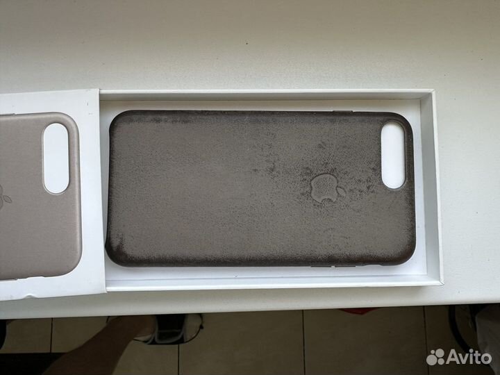 Чехол iPhone 8 plus кожа, оригинал