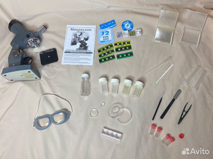 Микроскоп детский +набор для исследований